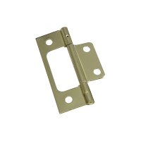 (image for) National Hardware V530 Series N146-951 Door Hinge, Steel, Brass, Removable Pin, Surface Mounting, 25 lb