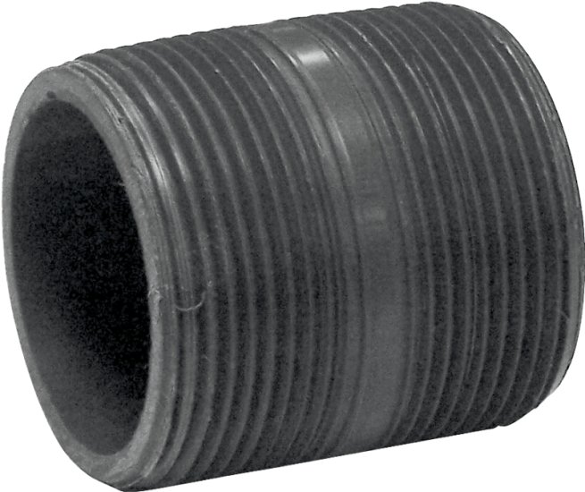 (image for) Lasco 215020BC Pipe Nipple, 1-1/2 in, PVC, SCH 80 Schedule, 2 in L