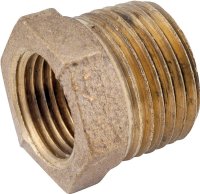 (image for) Anderson Metals 738110-1206 Reducing Pipe Bushing, 3/4 x 3/8 in, Male x Female