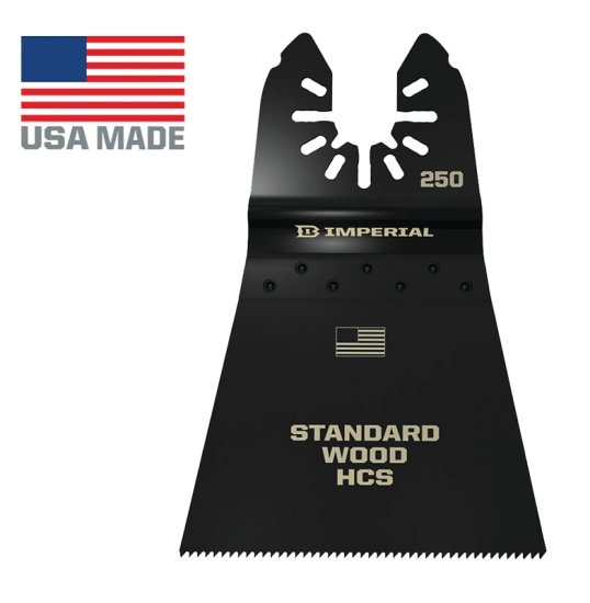 (image for) Imperial Blades IBOA250-1 Oscillating Blade, 2-1/2 in W, One-Size, 12 TPI, HCS, 1/PK