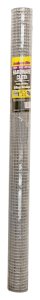 (image for) Jackson Wire 11 03 17 13 Hardware Cloth, 10 ft L, 48 in W, 19 Gauge, 1/2 x 1/2 in Mesh, Galvanized