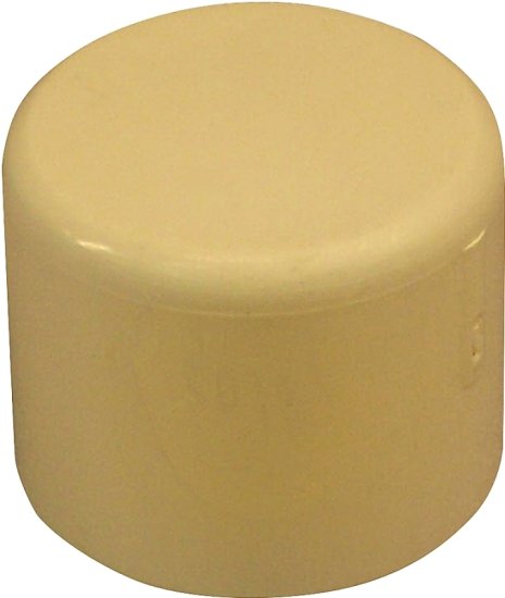 (image for) Nibco T00210D Pipe Cap, 1/2 in, CPVC, SCH 40 Schedule