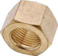 (image for) Anderson Metals 730061-08 Nut, 1/2 in Dia, Compression, Brass