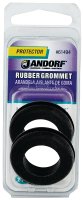 (image for) Jandorf 61494 Grommet, 3/4 in ID, 1-9/32 in OD, Rubber, Black, 5/16 in Thick Panel