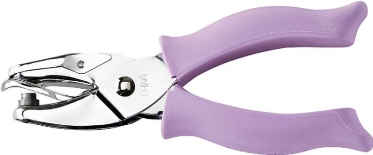 (image for) Fiskars 23527097 1-Hole Punch, 1/4 in Dia Shank
