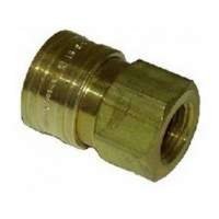 (image for) Mi-T-M AW-0017-0004 Adapter, 3/8 x 3/8 in Connection, Quick Connect Socket x FNPT, Brass