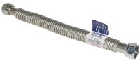 (image for) Ez-Flo WaterFlex Series 0437012 Corrugated Flexible Water Heater Connector, 3/4 in, FIP, Stainless Steel, 12 in L