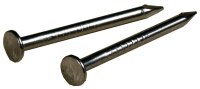 (image for) Hillman 122552 Wire Nail, 1 in L, Steel, Bright, Flat Head, Smooth Shank, Silver, 2/oz