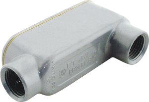 (image for) Halex 58605 Conduit Body, 1/2 in Hub, 4-1/4 in OAL, Threaded, Aluminum