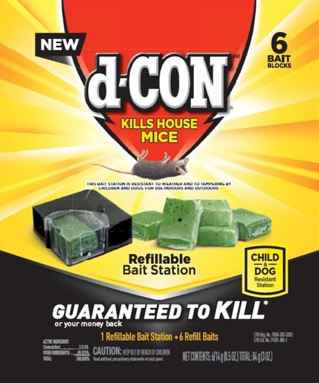 (image for) d-CON 98665 Refillable Bait Station, Solid