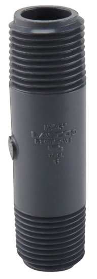 (image for) Genova 300 Series P-12-3 Pipe Nipple, 1/2 in, MIP, PVC, Gray, SCH 80 Schedule, 3 in L