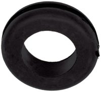 (image for) Jandorf 61487 Grommet, 1 in ID, 1-3/4 in OD, Rubber, Black, 3/8 in Thick Panel