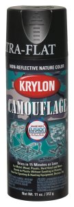 (image for) Krylon K04290777 Camouflage Spray Paint, Flat, Camouflage Black, 12 oz