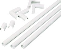 (image for) Wiremold C110 Cord Channel Kit, PVC, White