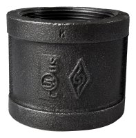 (image for) ProSource 21-2B Pipe Coupling, 2 in, Threaded, Steel, SCH 40 Schedule, 300 psi Pressure