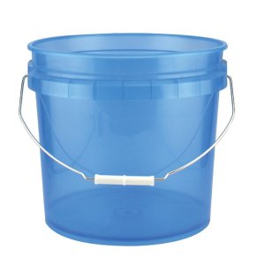 (image for) ENCORE Plastics 31448 Translucent Pail, 3.5 gal Capacity, Plastic