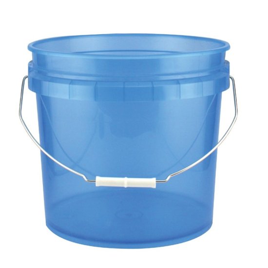 (image for) ENCORE Plastics 31448 Translucent Pail, 3.5 gal Capacity, Plastic