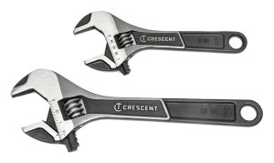 (image for) Crescent ATWJ2610VS Wrench Set, 2-Piece, Alloy Steel, Black Phosphate