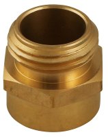 (image for) Plumb Pak PP850-52 Hose Adapter, 3/4 x 3/4 in, MHT x FIP, Brass, For: Garden Hose