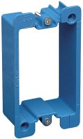 (image for) Carlon B1MGEXT-2 Box Extender, 3-1/4 in L, 2-1/4 in W, 1 -Gang, PVC, Blue