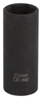 (image for) Vulcan MT6580221 Deep Impact Socket, 23 mm Socket, 1/2 in Drive, Deep Drive, 6-Point, Chrome Molybdenum Steel