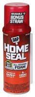 (image for) DAP Home Seal 7565000082 Foam Sealant, Off-White, 4 hr Functional Cure, 30 to 120 deg F, 12 oz Aerosol Can