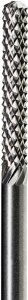(image for) Rotozip XB-TC1 Tilecut Bit, 5/32 in Dia, 2 in L, 1 in L Flute, 5/32 in Dia Shank, Carbide