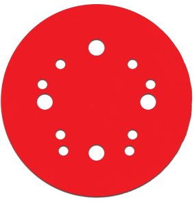 (image for) Diablo DCD050120H50G Sanding Disc, 5 in Dia, 1 in Arbor, 120 Grit, Fine, Ceramic Abrasive, Universal