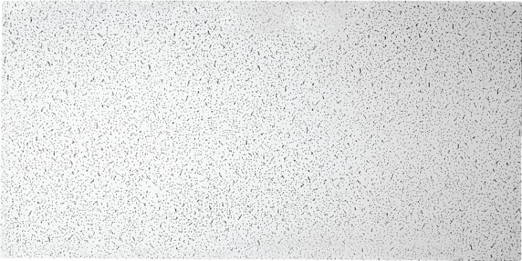(image for) USG PLATEAU Series 725 Ceiling Panel, 4 ft L, 2 ft W, 9/16 in Thick, Mineral Fiber, White