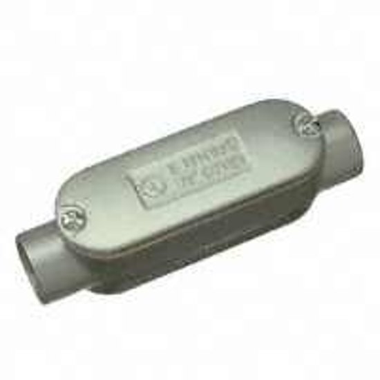 (image for) Halex 58405 Conduit Body, 1/2 in Hub, 1-5/8 in OAL, Threaded, Aluminum