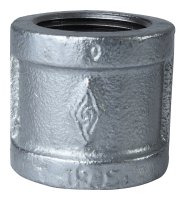 (image for) ProSource 21-1G Pipe Coupling, 1 in, Threaded, Malleable Steel, SCH 40 Schedule, 300 psi Pressure