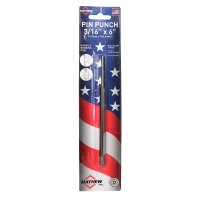 (image for) Mayhew 42402 Pin Punch, 3/16 in Tip, 6 in L, Hex Shank