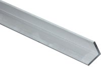 (image for) National Hardware 4204BC Series N258-368 Angle Stock, 1 in L Leg, 96 in L, 1/8 in Thick, Aluminum, Mill