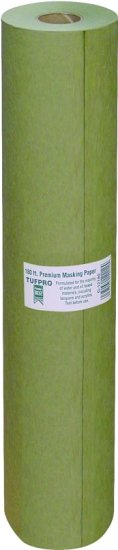 (image for) Trimaco EasyMask 12212 Trim Masking Paper, 180 ft L, 12 in W, Green