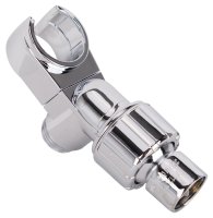 (image for) Boston Harbor B1105CP Swivel Ball Joint Shower Bracket, Plastic, Chrome, For: Handheld Shower Head