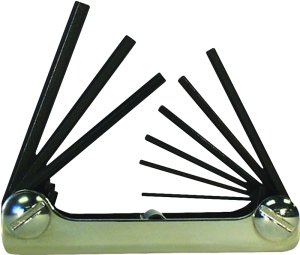 (image for) Eklind 20912 Hex Key Set, Includes: 0.05 to 3/16 in Keys, 9-Piece, Steel