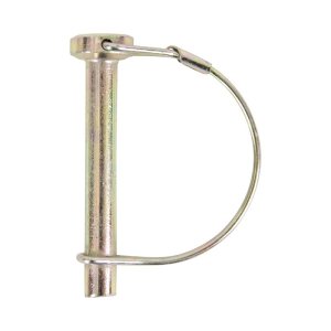(image for) Koch 4021631 Round PTO Locking Pin, 3/8 in Dia Pin, 2-1/4 in OAL, Zinc-Plated