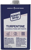(image for) Klean Strip QGT69 Gum Spirit Thinner, Liquid, Pine, Clear, 1 qt