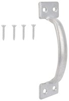 (image for) ProSource 20912MGB-PS Door Pull, 1-3/4 in W, 6-1/2 in D, 1-1/2 in H, Steel, Galvanized