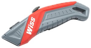(image for) Crescent Wiss WKAR2 Utility Knife, Ergonomic Handle, Gray Handle