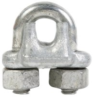 (image for) Baron 260-1/16 Wire Rope Clip, 1/16 in Dia Wire Rope, Iron/Steel, Galvanized