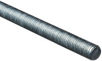 (image for) National Hardware N179-549 Threaded Rod, 5/8-11 Thread, 36 in L, A Grade, Steel, Zinc, UNC Thread