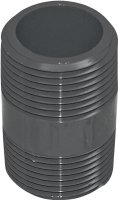 (image for) Genova 300 Series P-34-2 Pipe Nipple, 3/4 in, MIP, PVC, Gray, SCH 80 Schedule, 2 in L