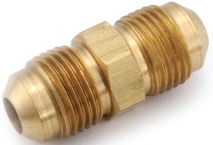 (image for) Anderson Metals 754042-06 Pipe Union, 3/8 in, Flare, Brass, 1000 psi Pressure