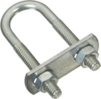 (image for) National Hardware N222-075 U-Bolt, 1/4-20 Thread, 2-1/4 in L Thread, Steel, Zinc