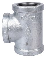 (image for) ProSource 11A-1 1/4G Pipe Tee, 1-1/4 in, FIPT, Malleable Steel, SCH 40 Schedule, 300 psi Pressure