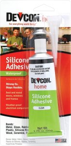 (image for) Devcon 12045 Adhesive, Paste, Vinegar, Clear, 1 oz, Tube