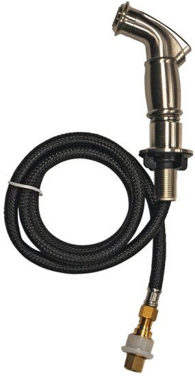 (image for) Danco 89216 Side-Spray and Hose, Plastic, Brushed Nickel