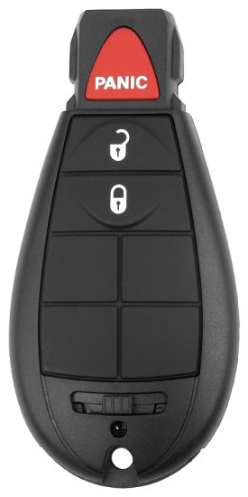 (image for) Hy-Ko 19CHRY855S Fob Shell, For: Chrysler Vehicles, 6-Button, 4.37 in L x 1.87 in W x 0.56 in D Dimensions