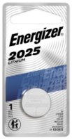 (image for) Energizer ECR2025BP Coin Cell Battery, 3 V Battery, 170 mAh, CR2025 Battery, Lithium, Manganese Dioxide